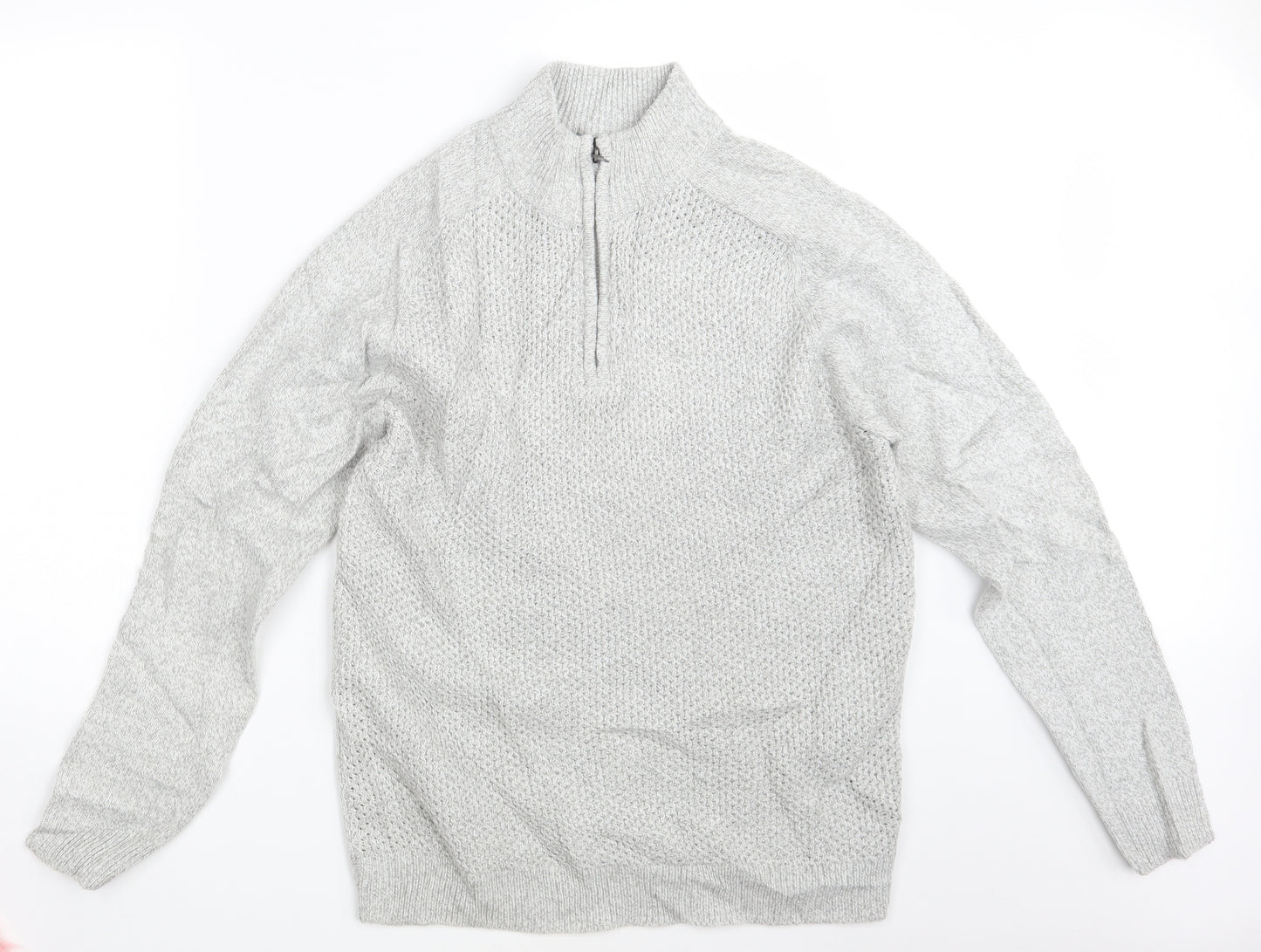 TU Mens White   Pullover Jumper Size M