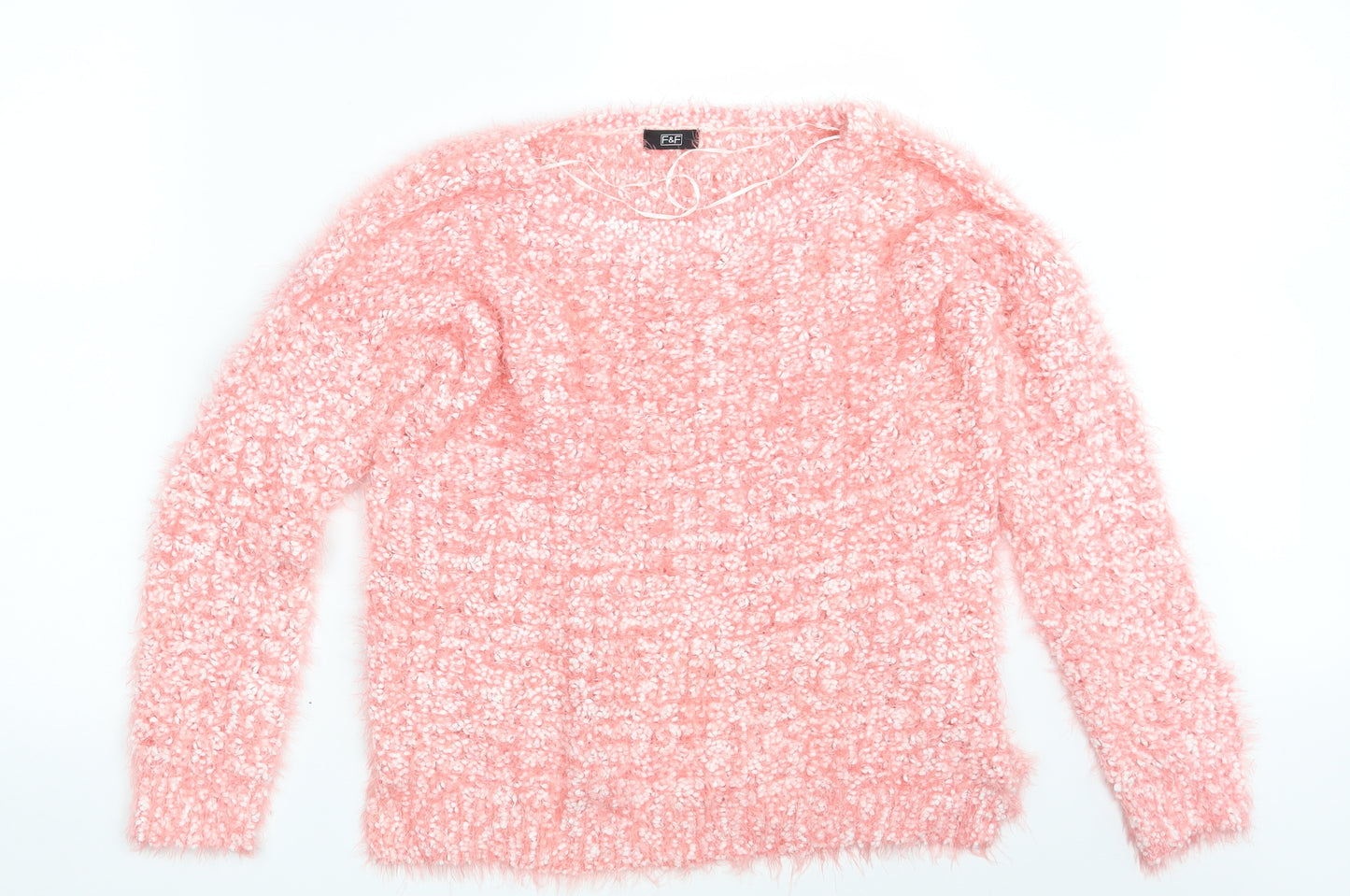 F&F Womens Pink   Pullover Jumper Size 12