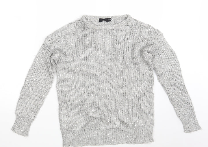 Atmosphere Womens Grey   Pullover Jumper Size 8
