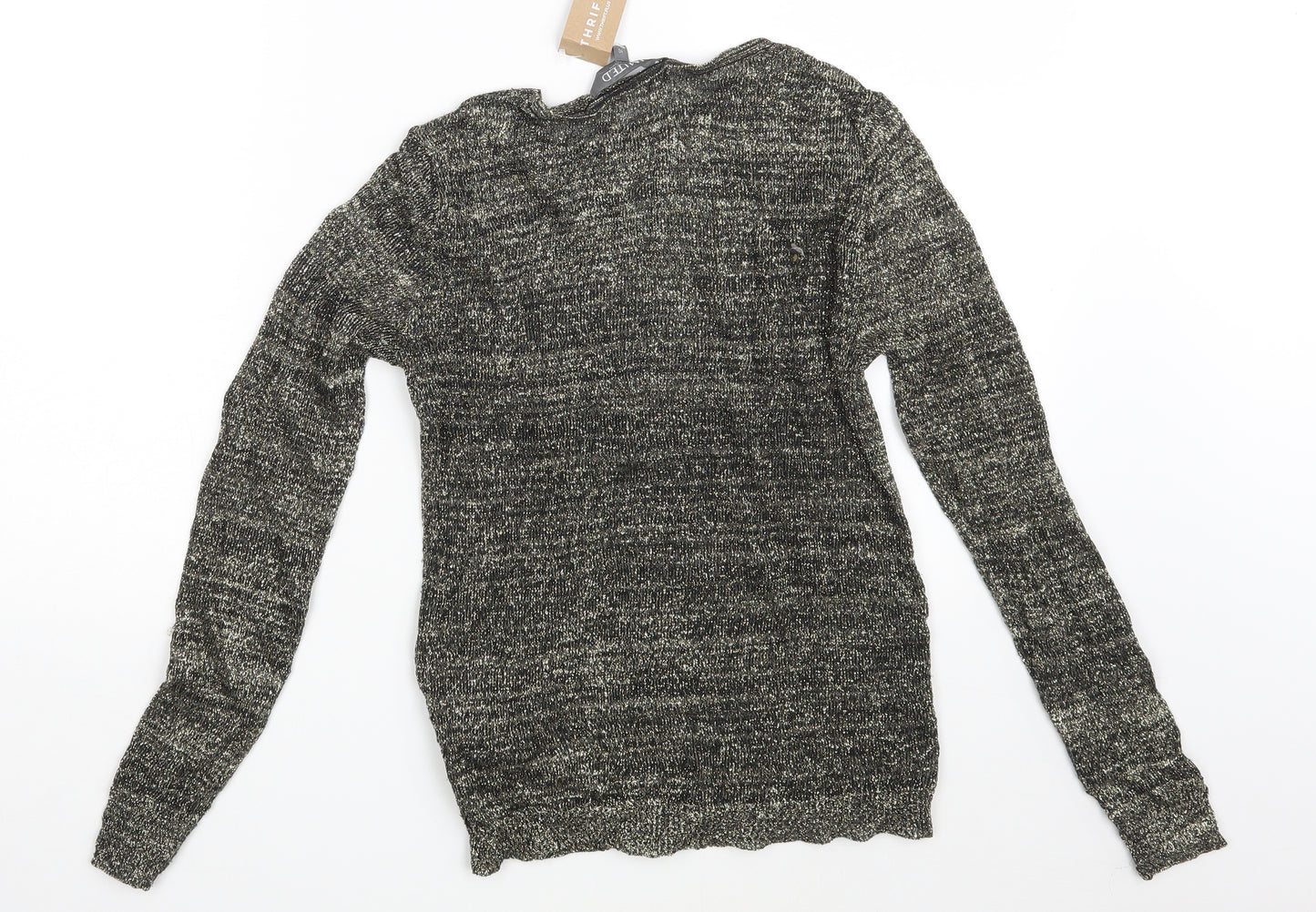 Limited Collection Womens Gold   Pullover Sweatshirt Size 10