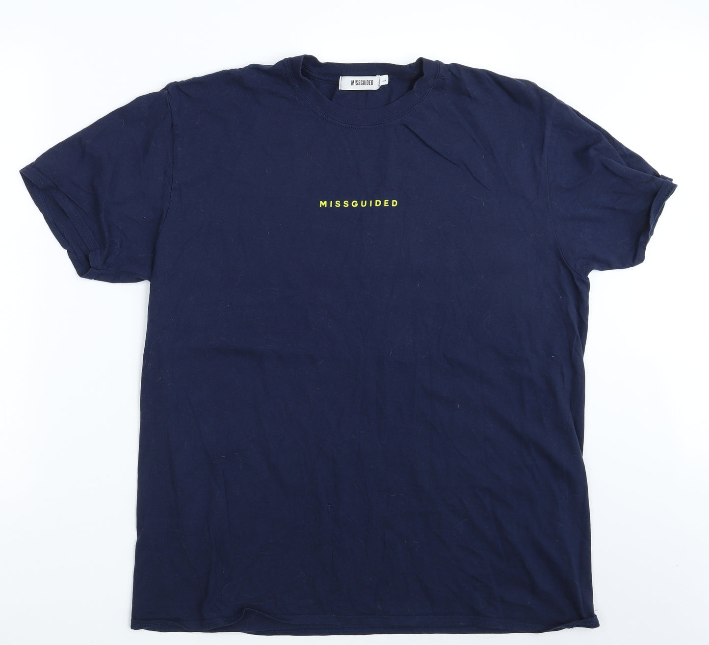 Missguided Mens Blue    T-Shirt Size L