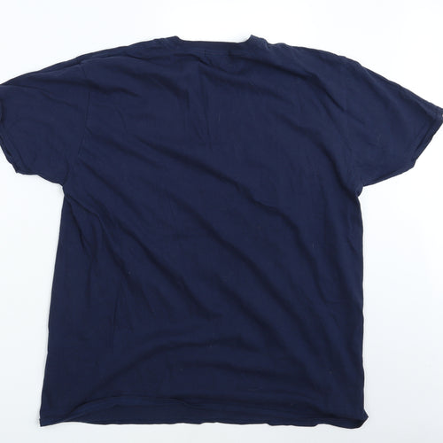 Missguided Mens Blue    T-Shirt Size L