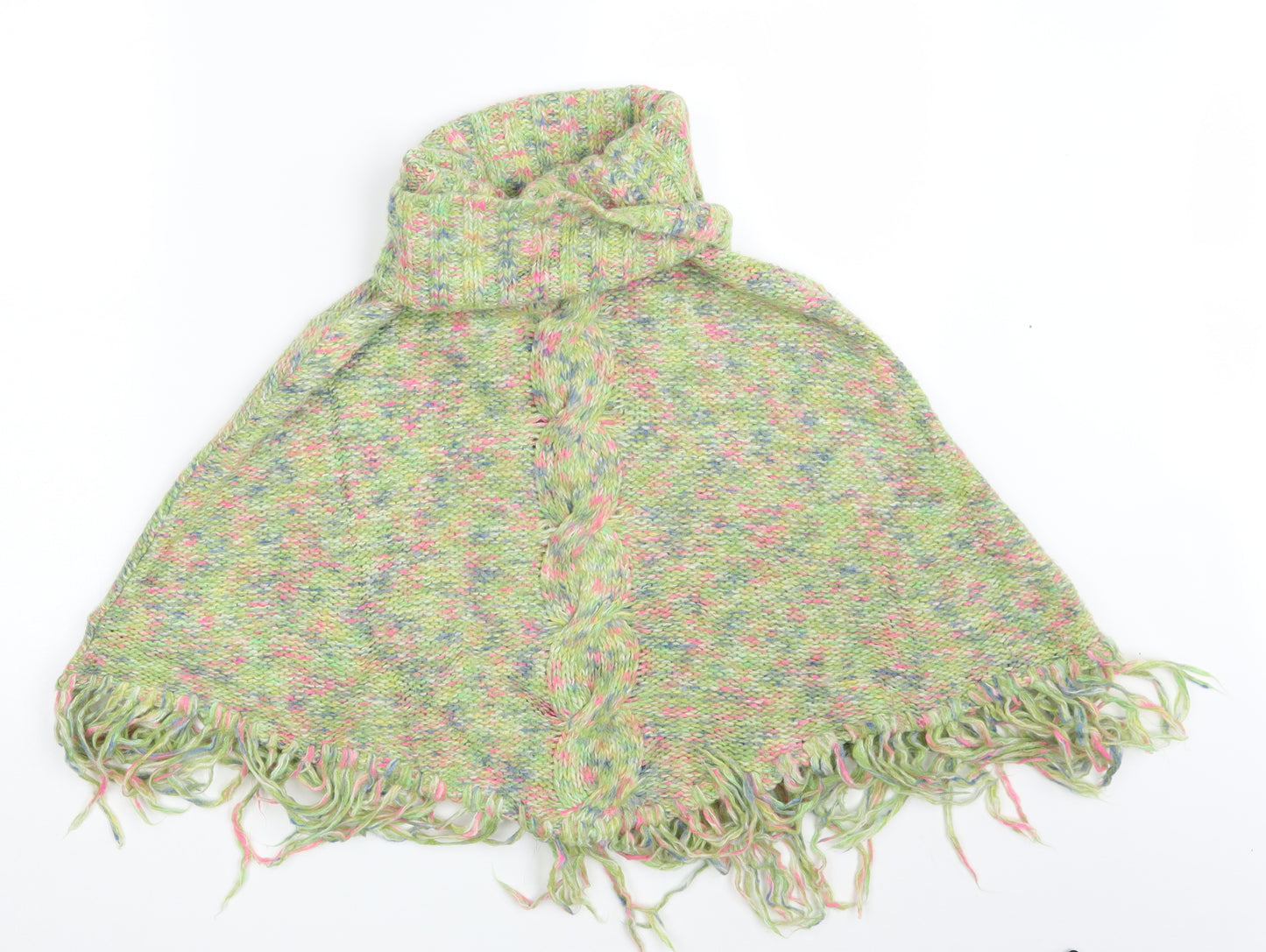 Indian Rose Womens Multicoloured   Jacket Poncho One Size