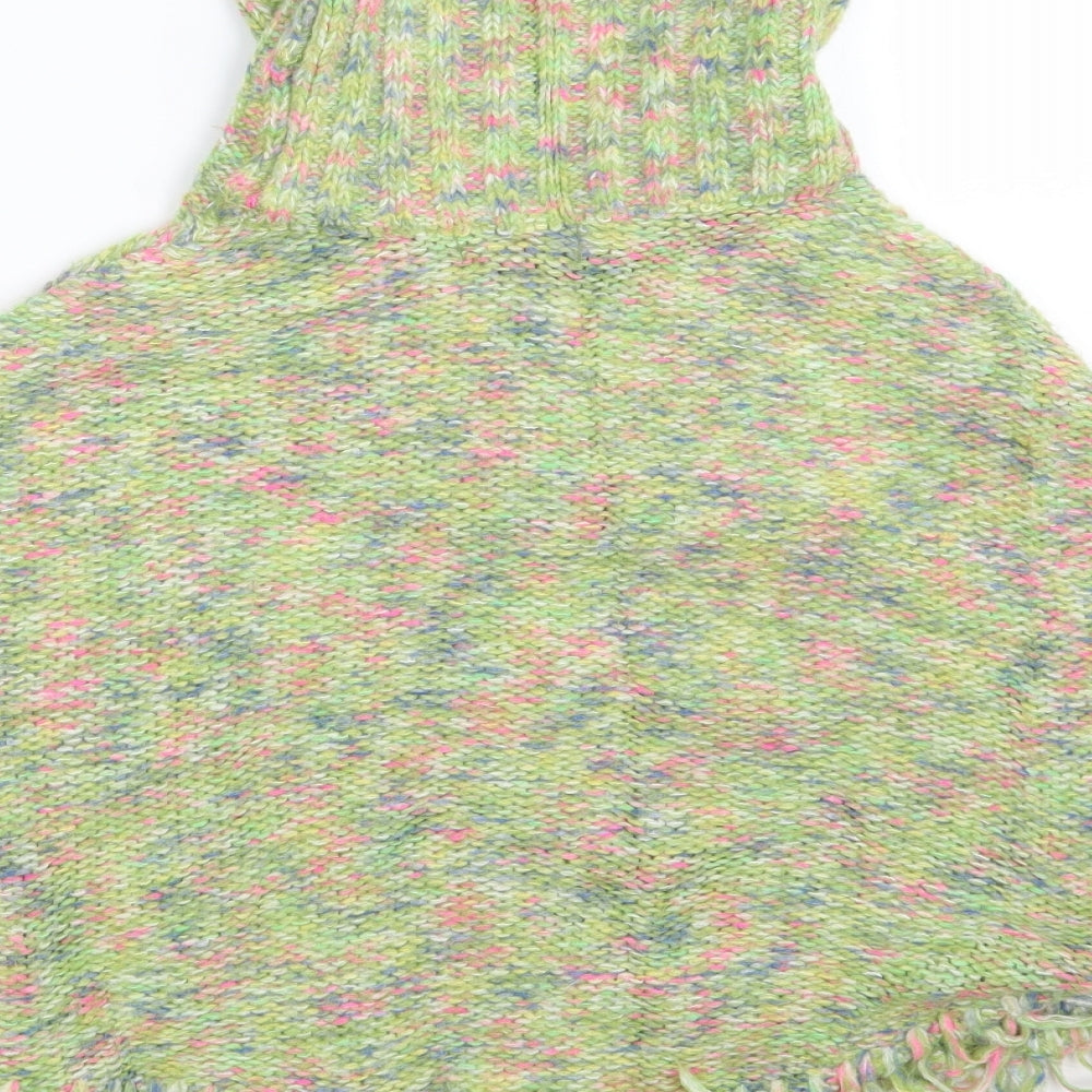 Indian Rose Womens Multicoloured   Jacket Poncho One Size