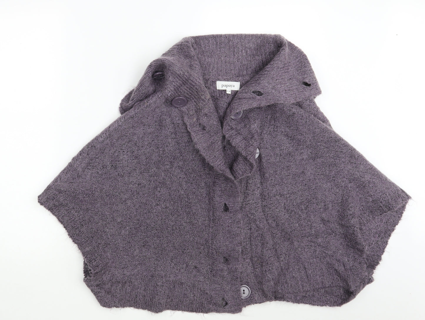 Papaya Womens Purple   Wrap Jumper Size 18