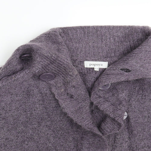 Papaya Womens Purple   Wrap Jumper Size 18