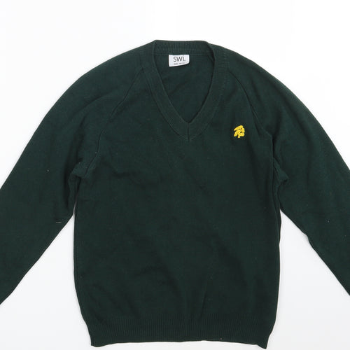 SWI Womens Green   Pullover Jumper Size 4