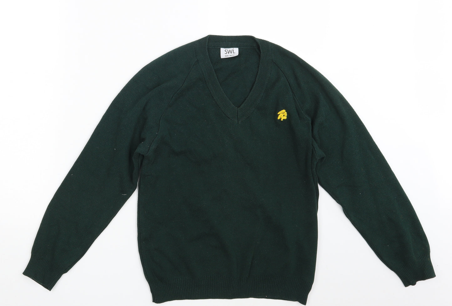 SWI Womens Green   Pullover Jumper Size 4