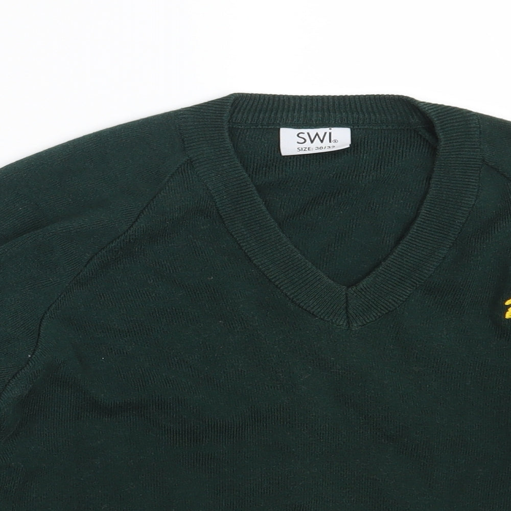 SWI Womens Green   Pullover Jumper Size 4