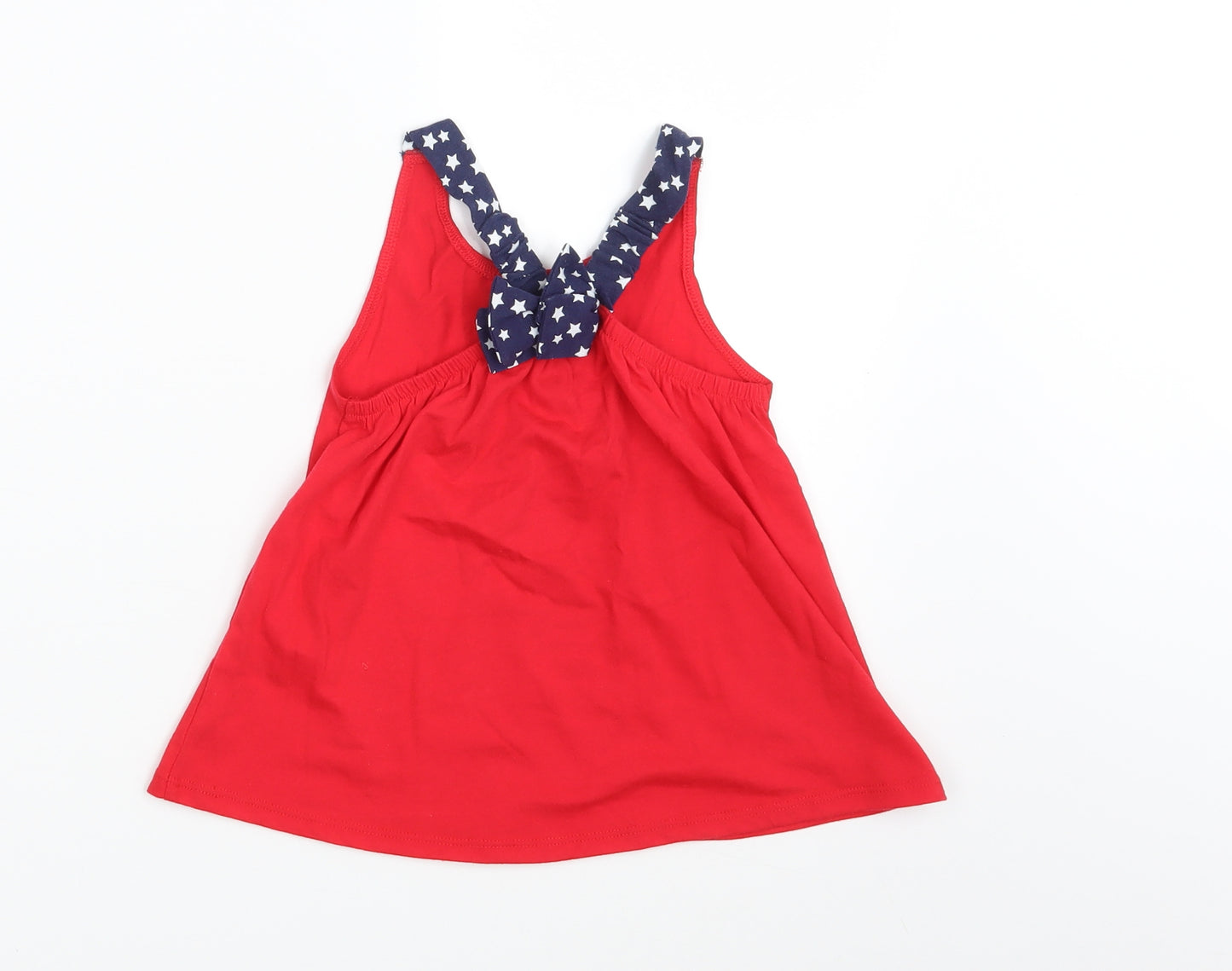 Preworn Girls Red   A-Line  Size 3-4 Years