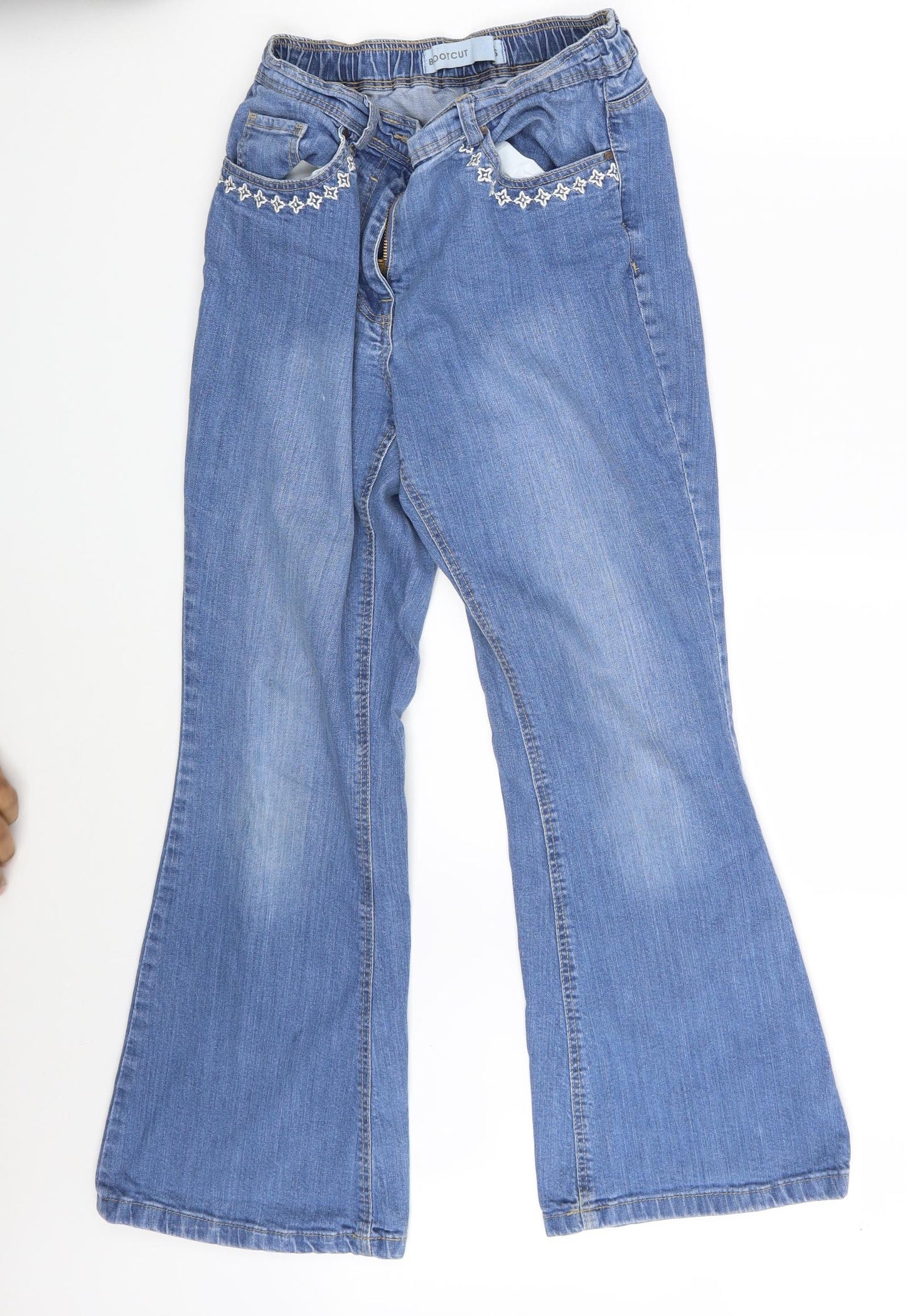 Anthology Womens Blue  Denim Bootcut Jeans Size 10 L27 in