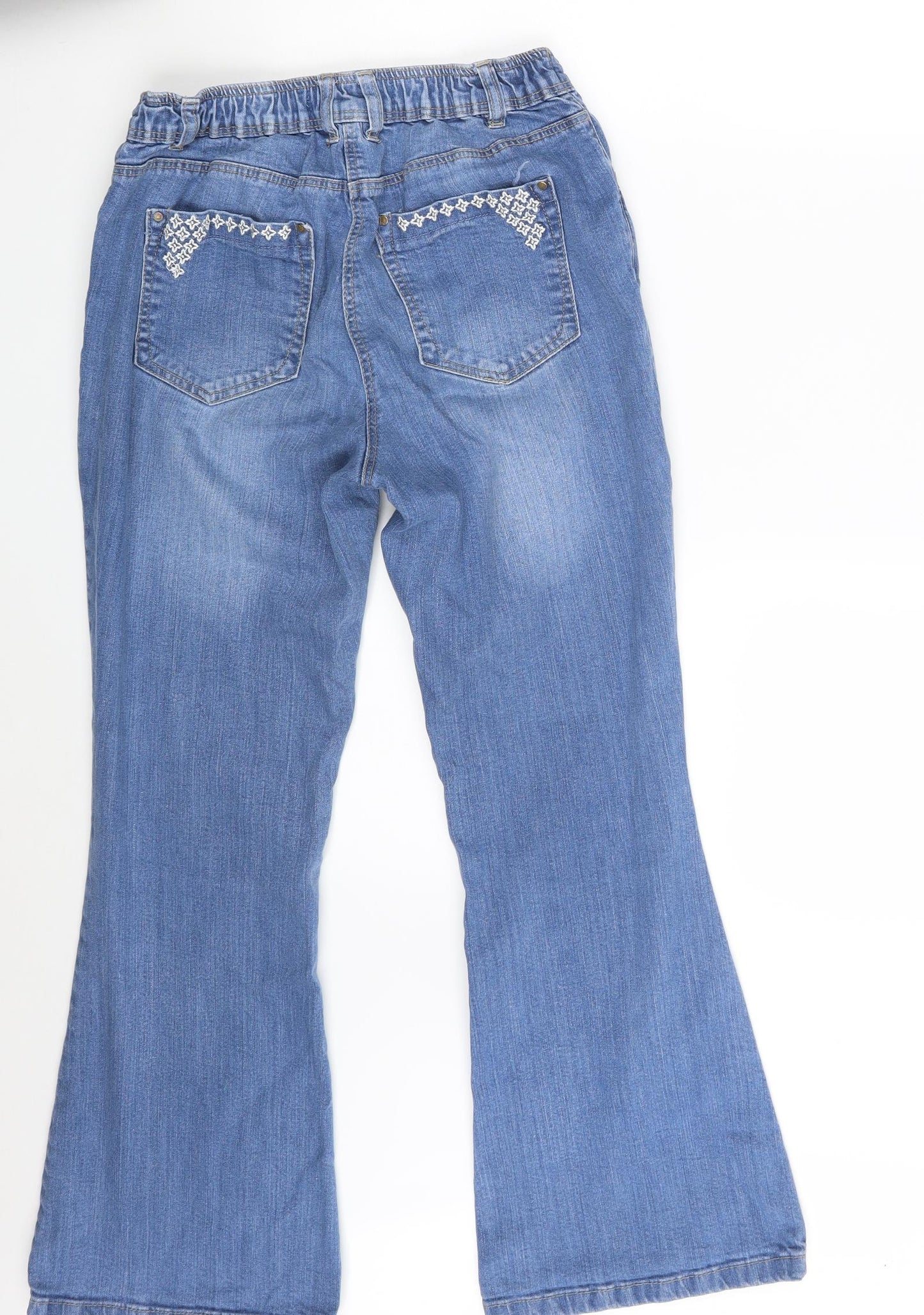 Anthology Womens Blue  Denim Bootcut Jeans Size 10 L27 in