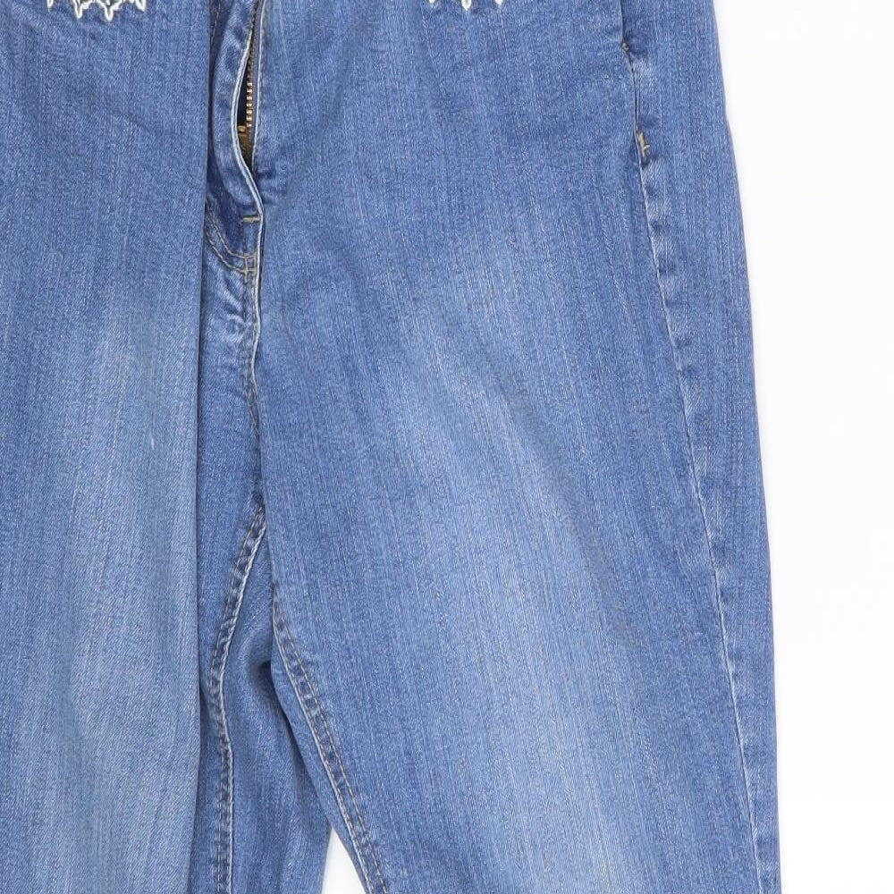 Anthology Womens Blue  Denim Bootcut Jeans Size 10 L27 in