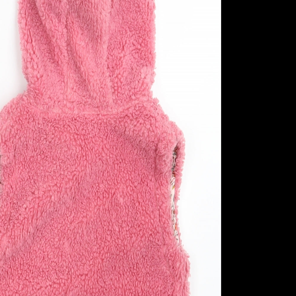 NEXT Girls Pink   Gilet Jacket Size 5-6 Years