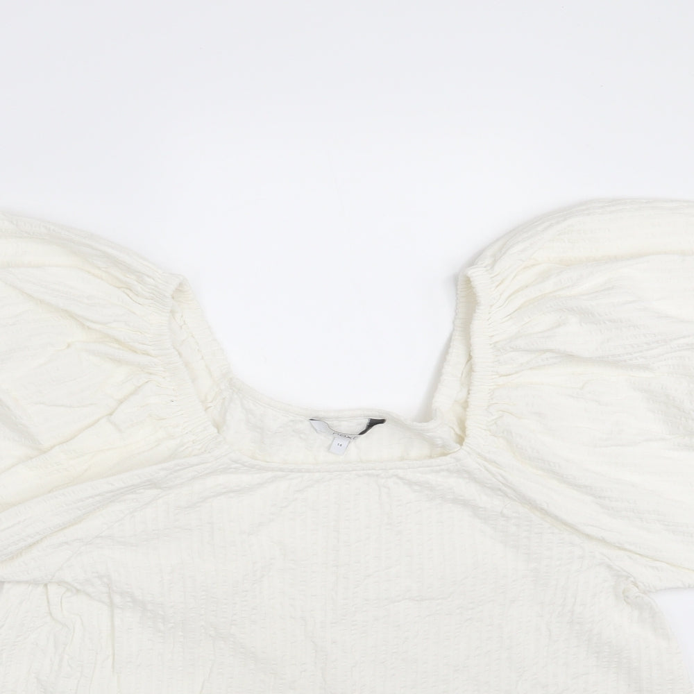 NEXT Womens White   Basic Blouse Size 14
