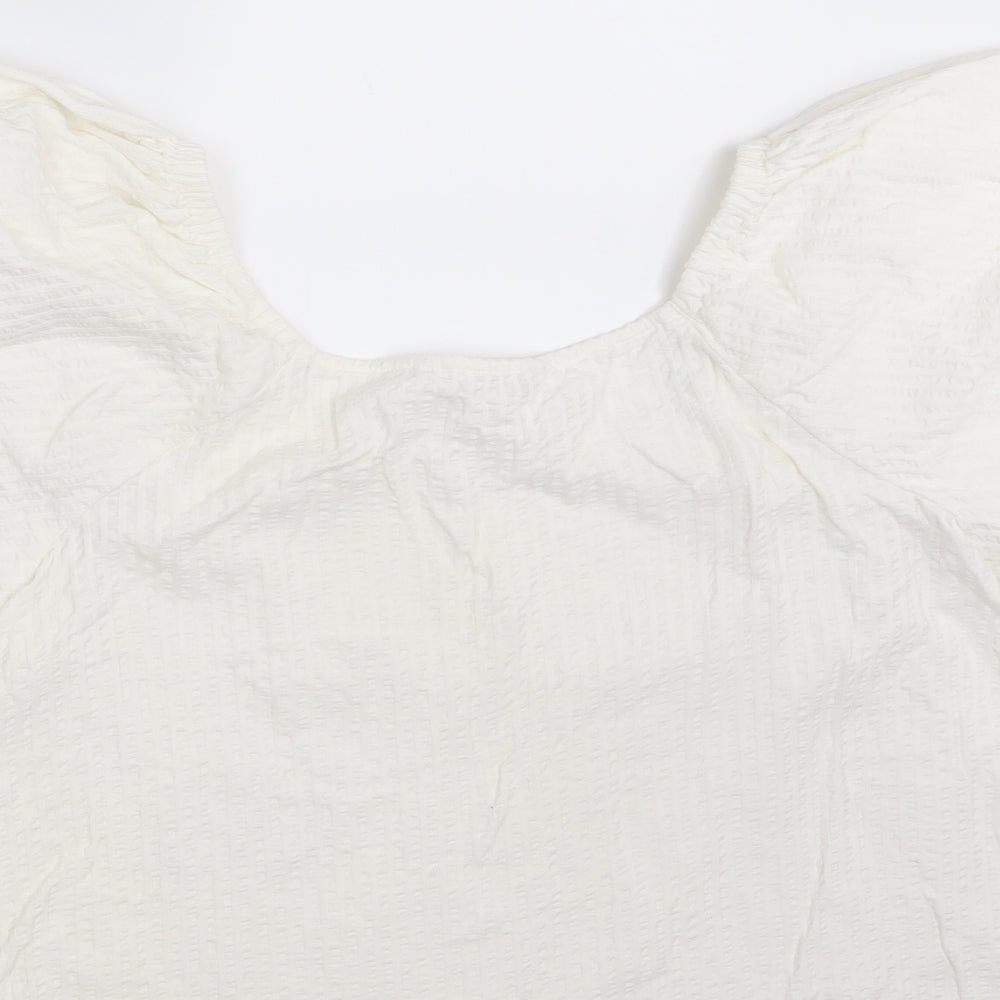 NEXT Womens White   Basic Blouse Size 14