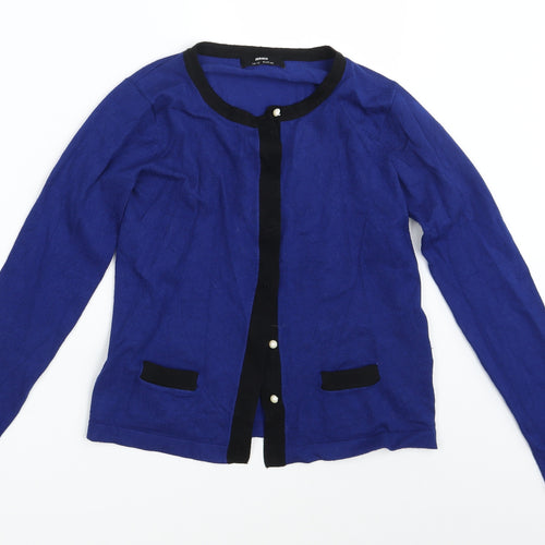 Max Womens Blue   Cardigan Jumper Size 10