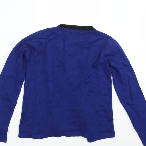 Max Womens Blue   Cardigan Jumper Size 10