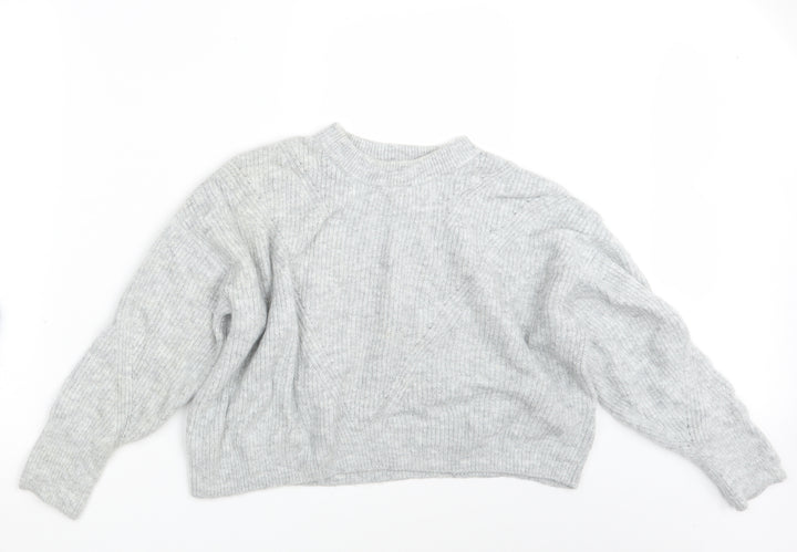 Topshop Womens Grey   Pullover Jumper Size M