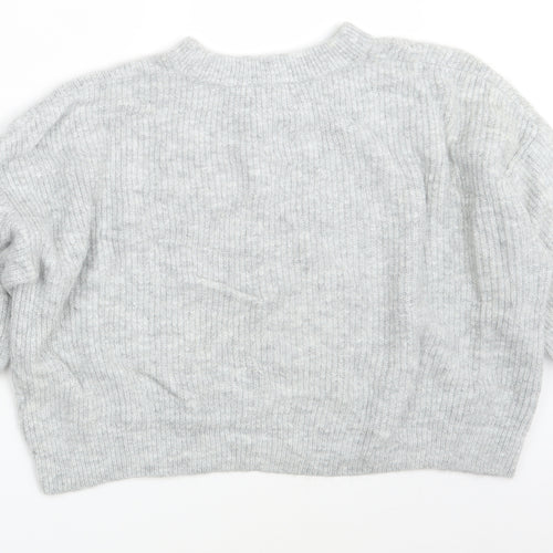 Topshop Womens Grey   Pullover Jumper Size M