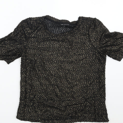 NEXT Womens Gold   Basic T-Shirt Size 8