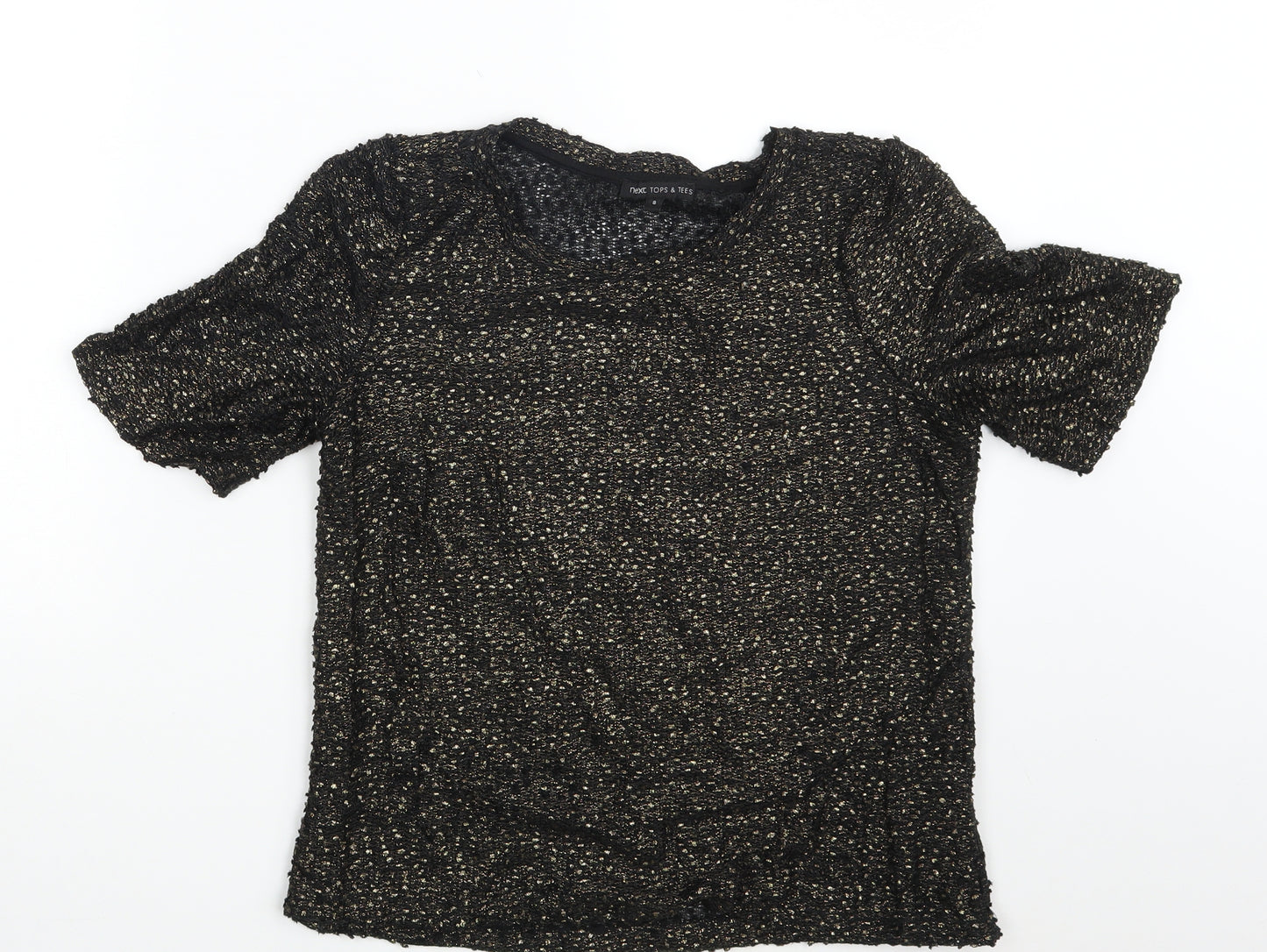 NEXT Womens Gold   Basic T-Shirt Size 8