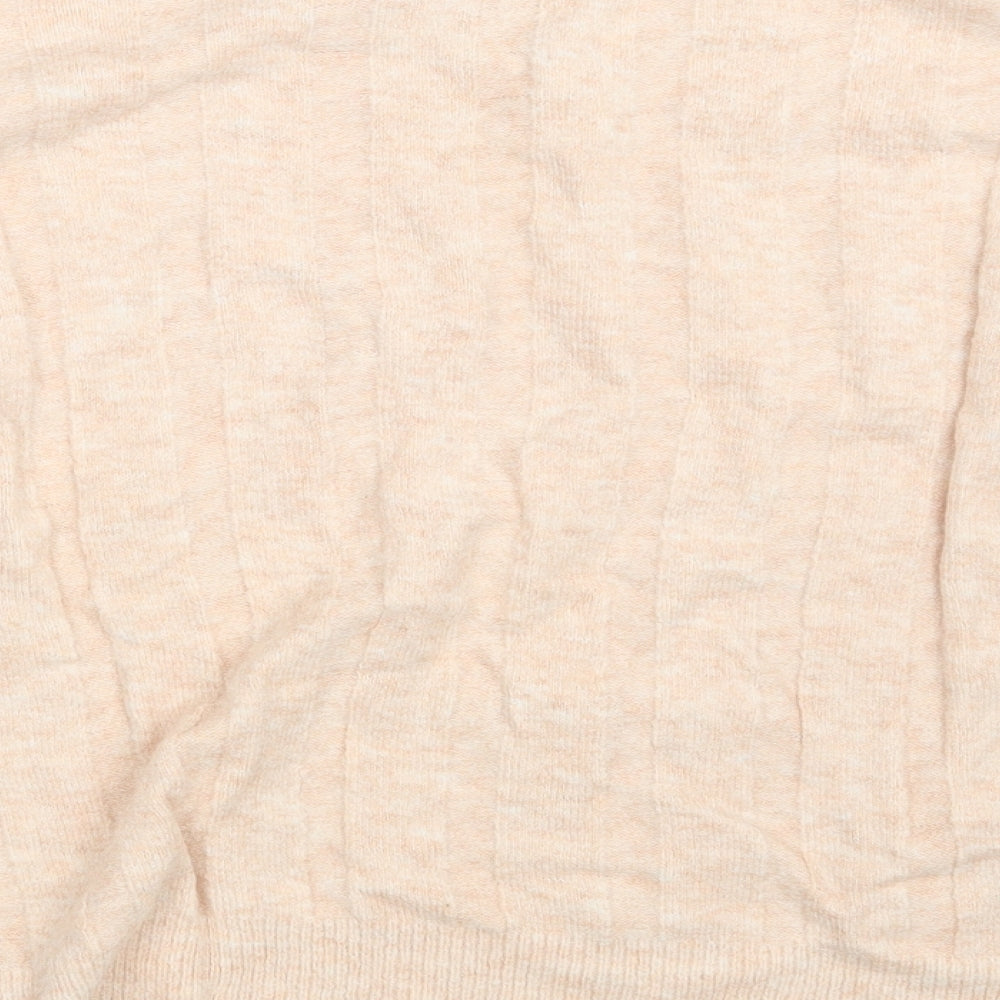 M&S Womens Orange   Pullover Jumper Size 10