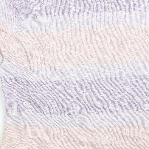 Damart Womens Multicoloured Striped  Pullover Jumper Size 10