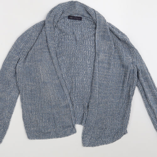 M&S Womens Blue   Wrap Jumper One Size
