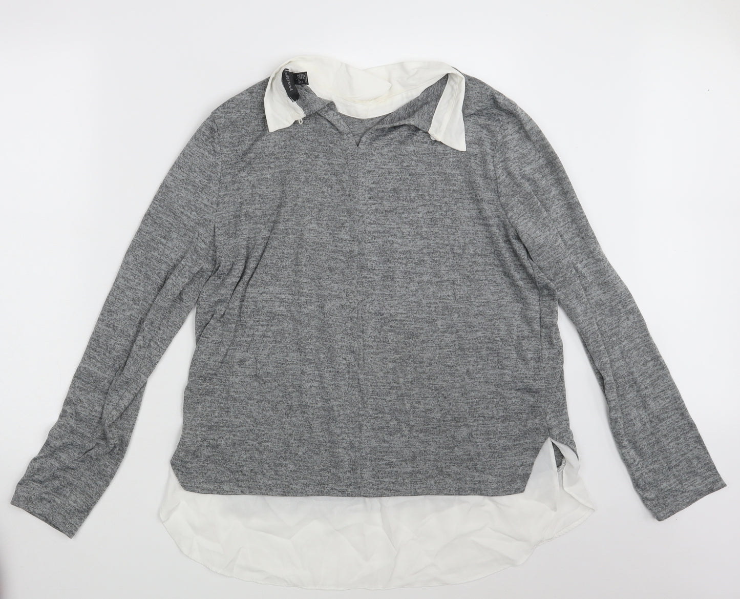 Primark Womens Grey   Pullover Sweatshirt Size 14