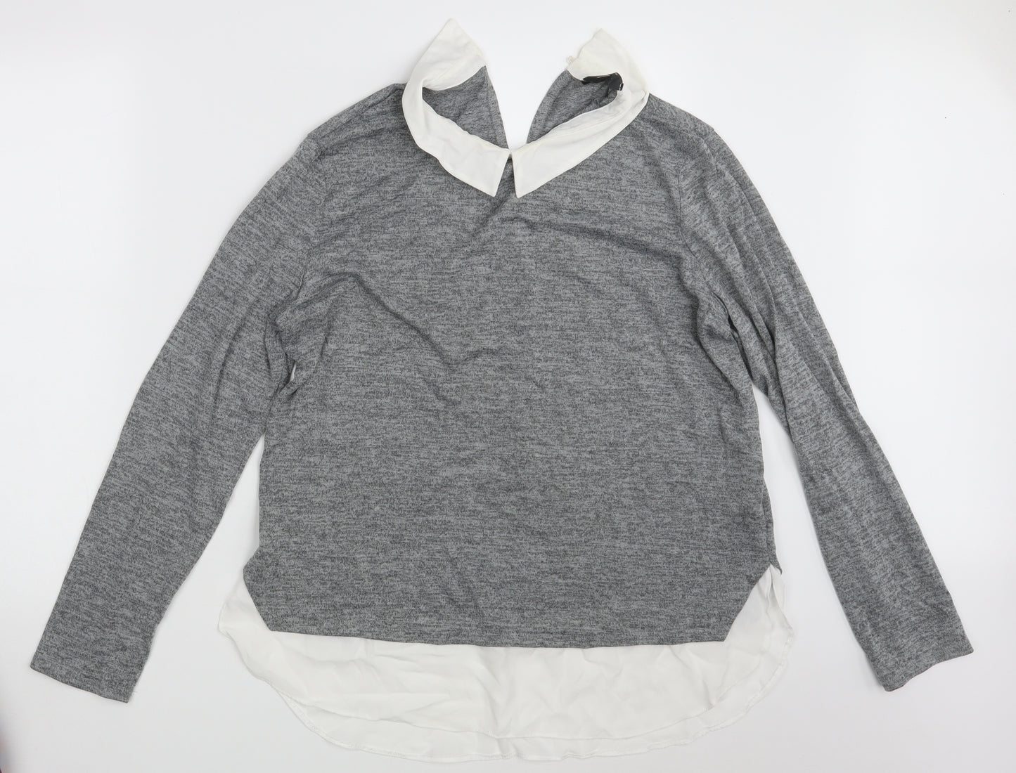 Primark Womens Grey   Pullover Sweatshirt Size 14