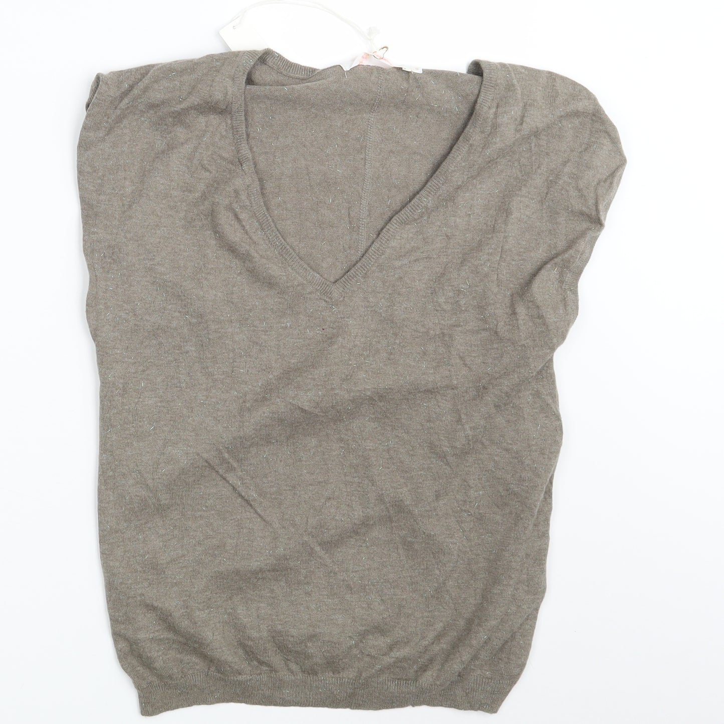 Virginie Castaway Womens Beige   Pullover Jumper Size S