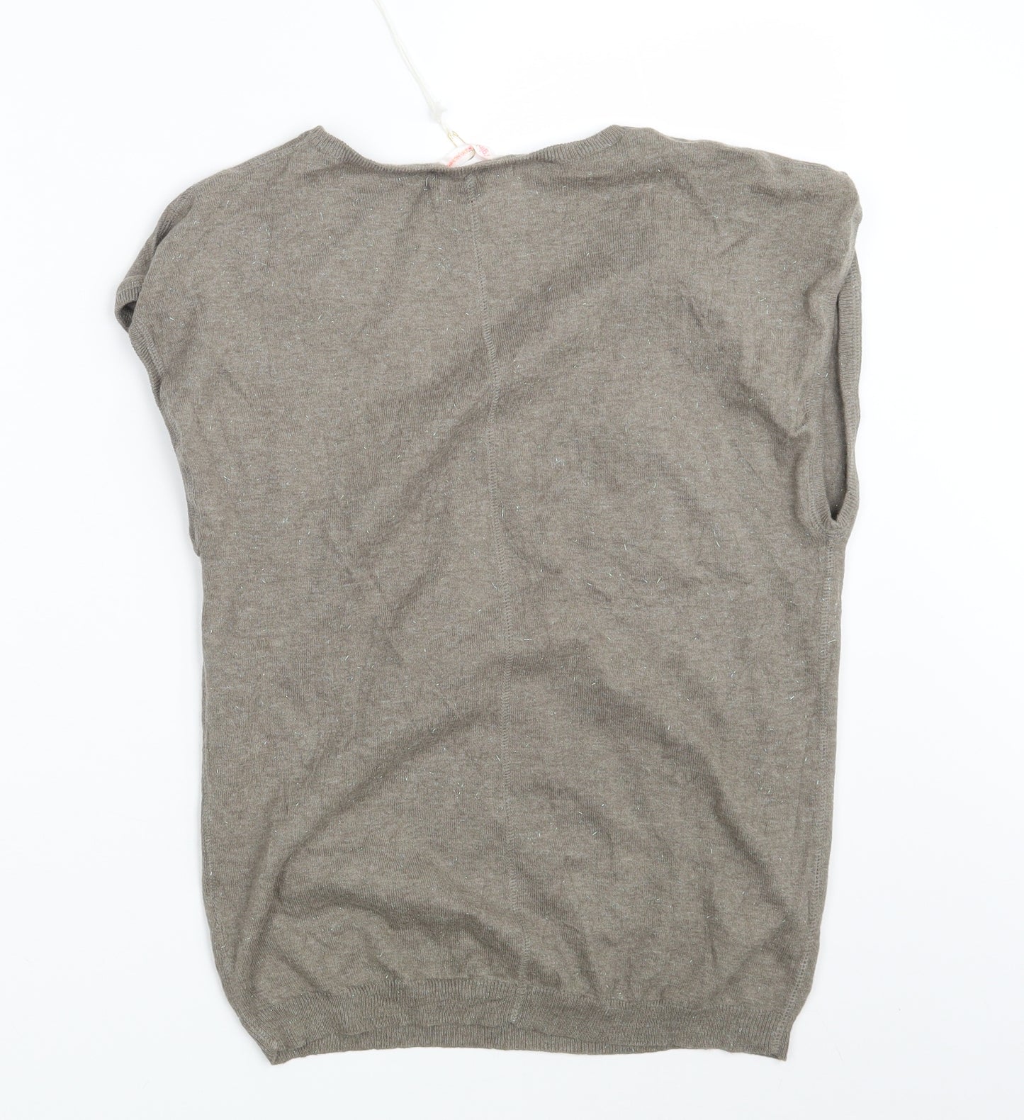 Virginie Castaway Womens Beige   Pullover Jumper Size S
