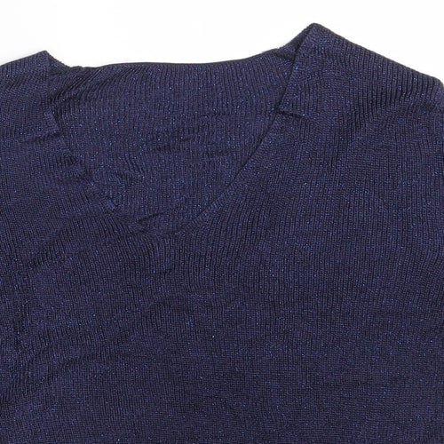 M&S Womens Blue   Pullover Sweatshirt Size 10