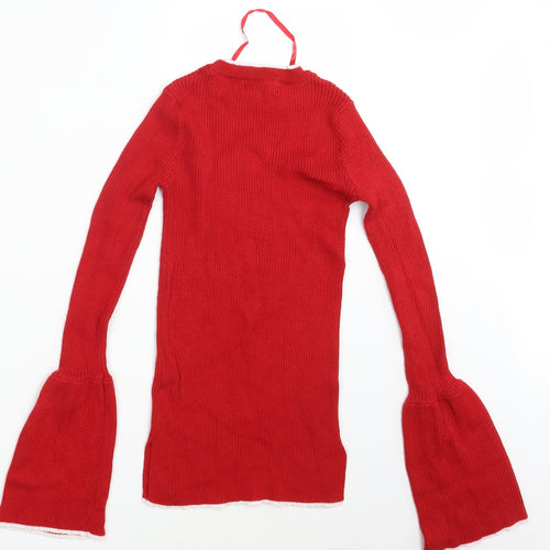 Preworn Womens Red   Pullover Jumper Size 8