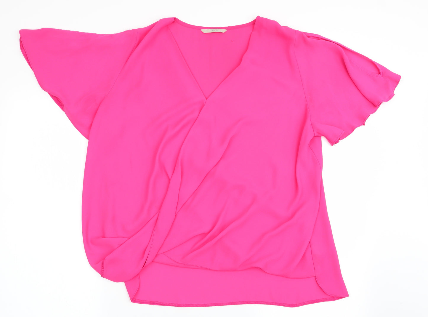 Asda George Womens Pink   Basic Blouse Size 14