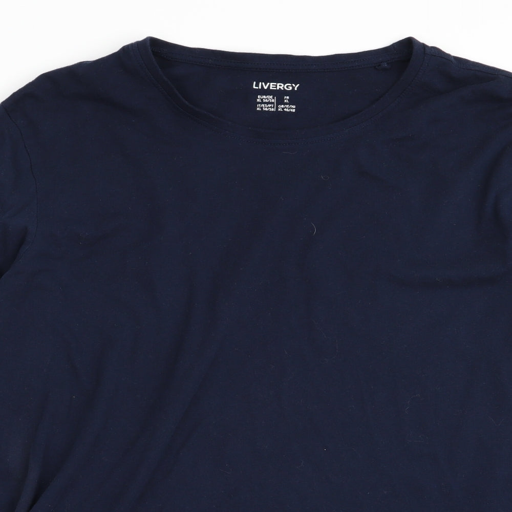Livergy Mens Blue    T-Shirt Size L