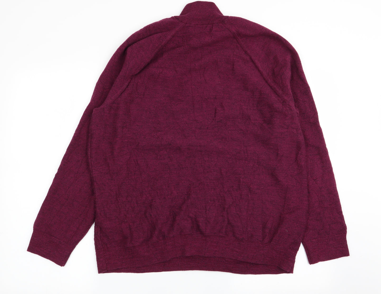 M&S Mens Red   Pullover Jumper Size XL