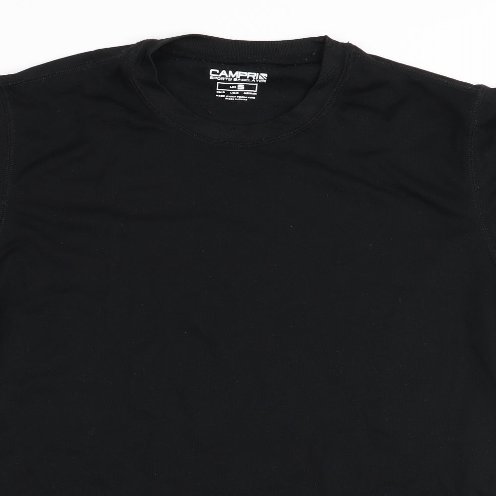 Campri Mens Black    T-Shirt Size S