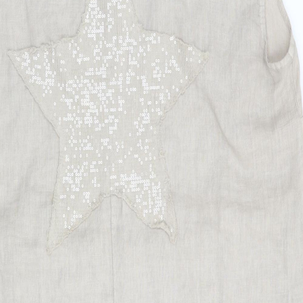 plazza del tiempo Womens Beige   Fit & Flare  Size XL