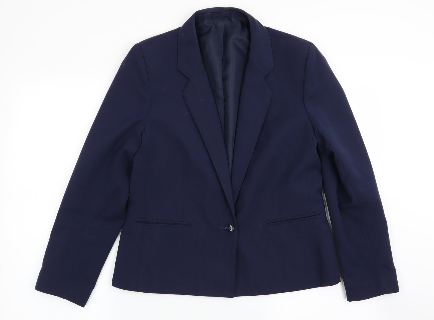 Preworn Womens Blue   Jacket Blazer Size 12