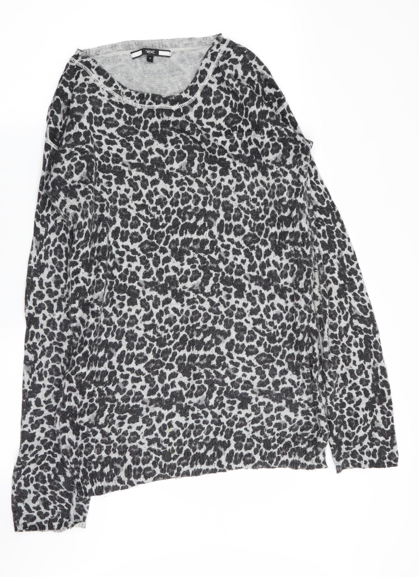 NEXT Womens Multicoloured Animal Print  Pullover Jumper Size 12