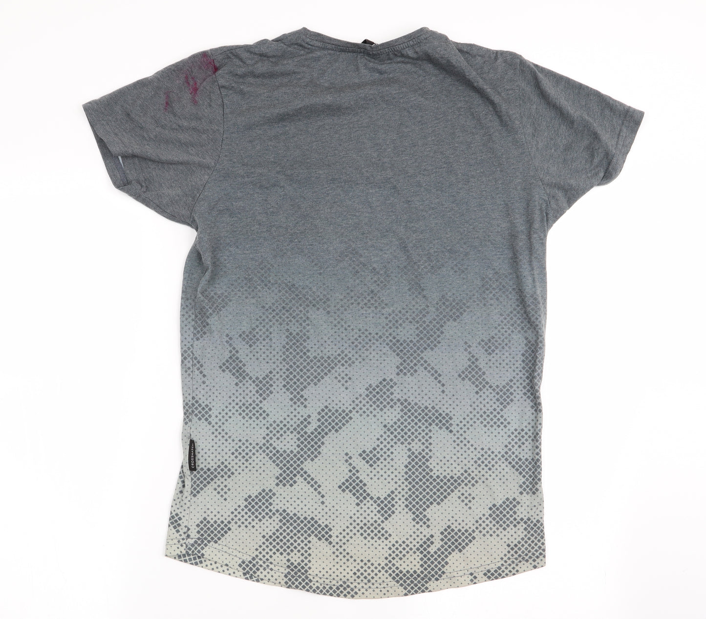 Crosshatch Mens Multicoloured Geometric   T-Shirt Size S