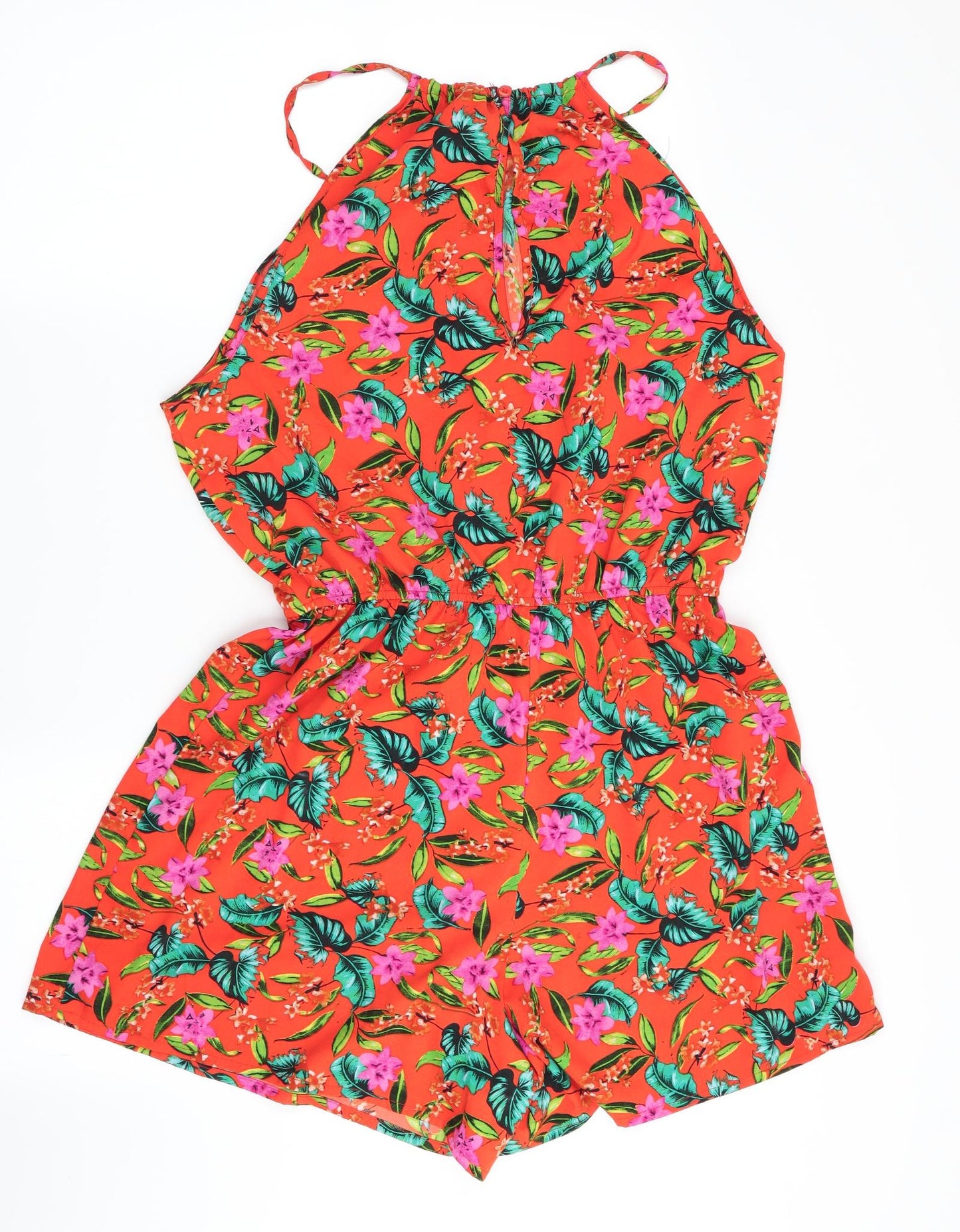 pep and co Womens Multicoloured Floral  Playsuit One-Piece Size 18
