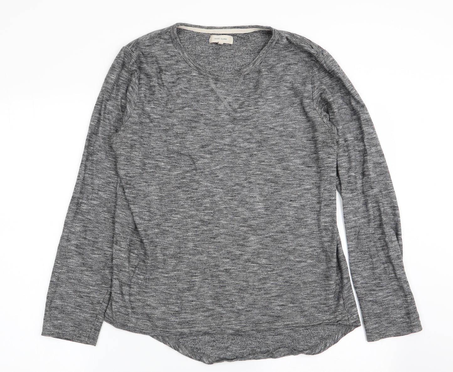 River Island Mens Grey    T-Shirt Size M