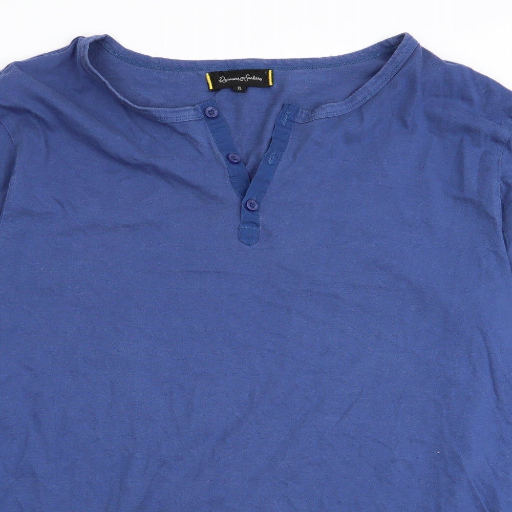roamers and seekers Mens Blue    T-Shirt Size XL
