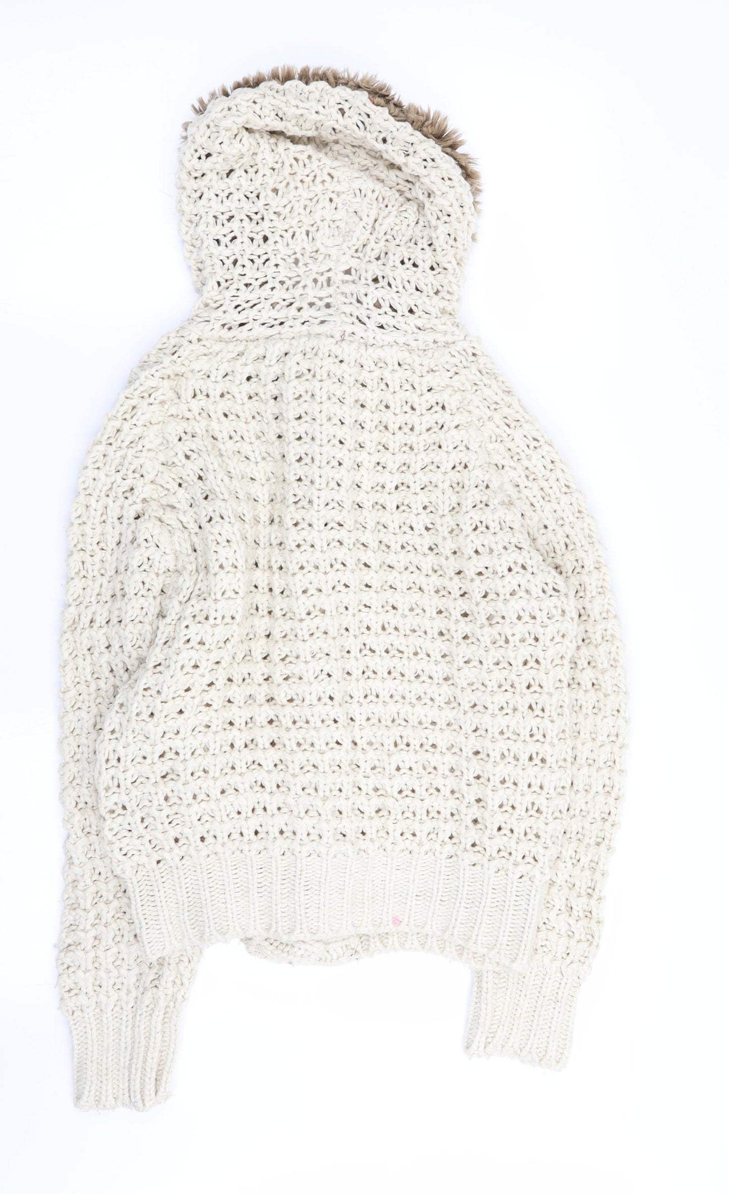 Primark Womens Beige   Cardigan Jumper Size 12