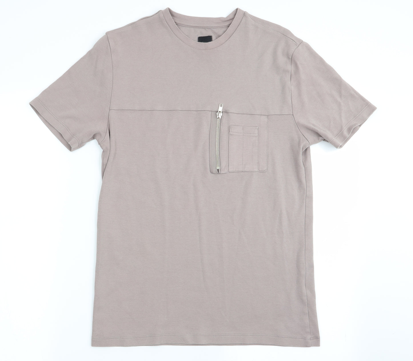 River Island Mens Beige    T-Shirt Size S