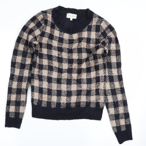 New Look Womens Multicoloured Check  Pullover Jumper Size 6