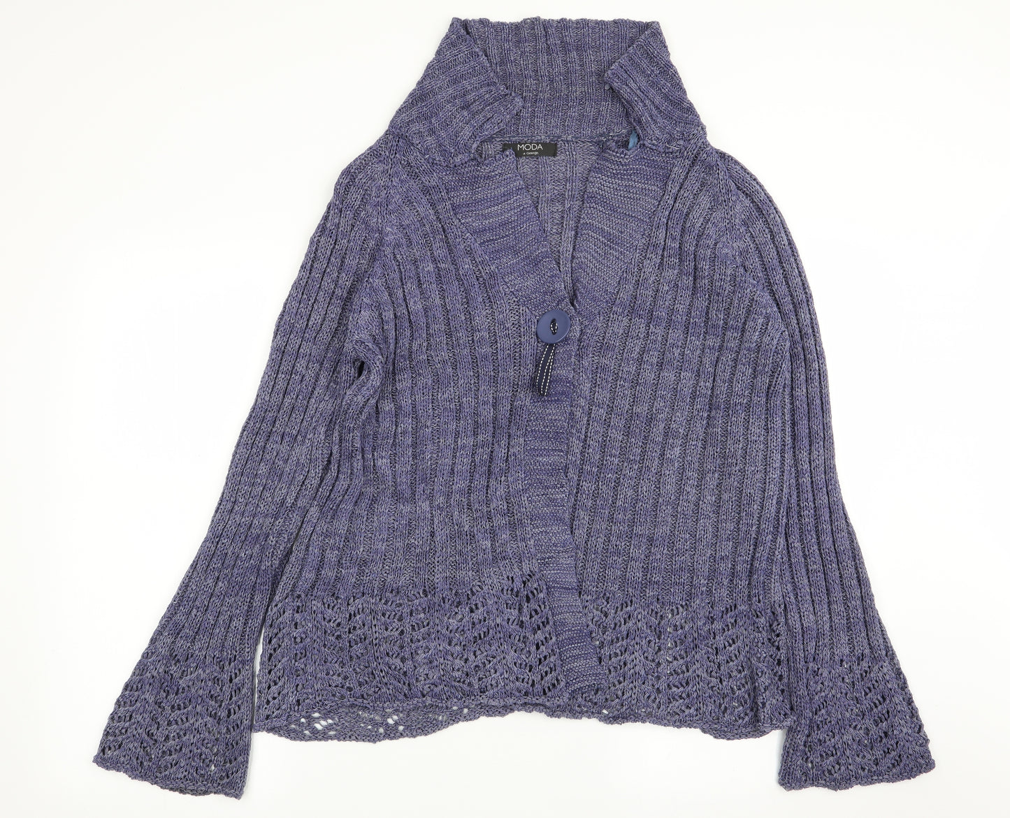 Asda George Womens Blue   Cardigan Jumper Size 18